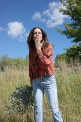 Storyteller top #14 Burnt orange