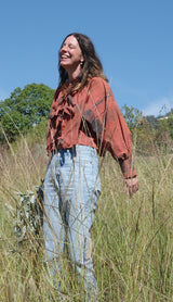 Storyteller top #14 Burnt orange