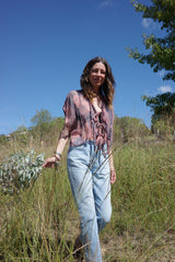 Storyteller top (short sleeve) silk #18