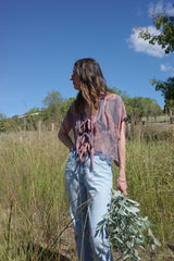 Storyteller top (short sleeve) silk #18